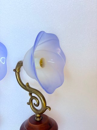 Lampade Abat-jour in ottone anni '70 con