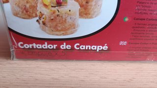 Cortadores de canapés y rallador