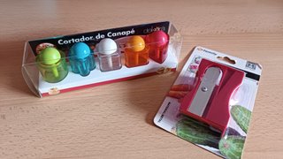 Cortadores de canapés y rallador