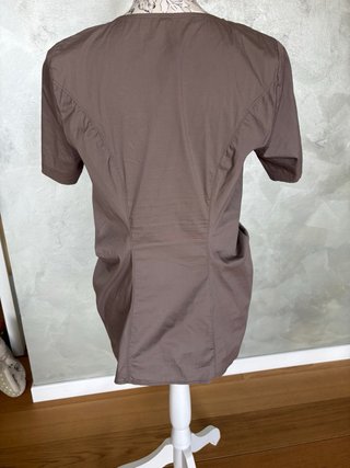 Manila Grace Blusa Tg 44 Beige e Oro