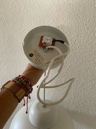 Lámpara colgante blanca