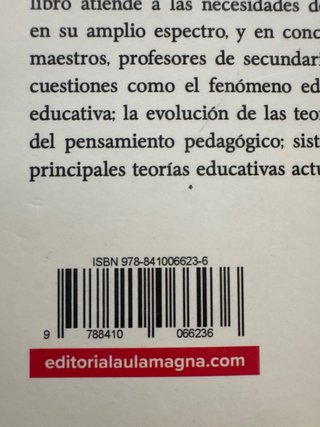 Teoría e historia de la de educación formación ...