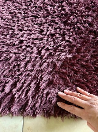 Alfombra violeta 120x60 cm - Nueva -