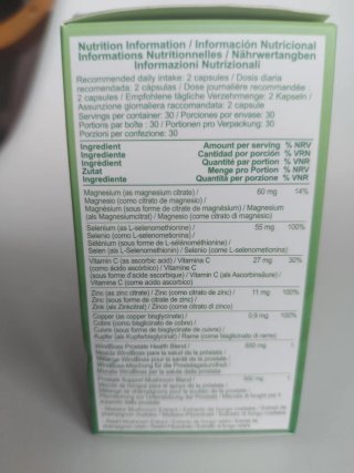 WINDBOSS Potent Prostate Serenoa+ 60 Cápsulas