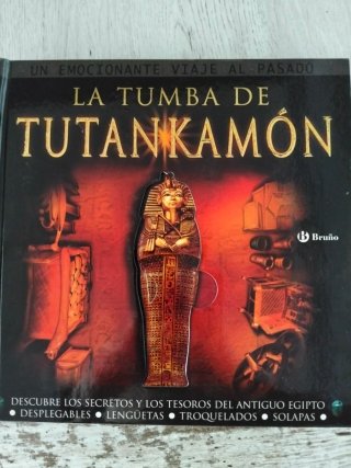 Libro antiguo de colección.La tumba de Tutankamón.
