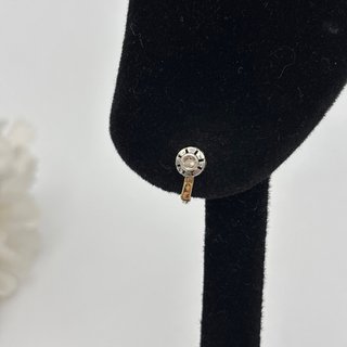 Pendientes de oro 18kt con diamantes talla antigua