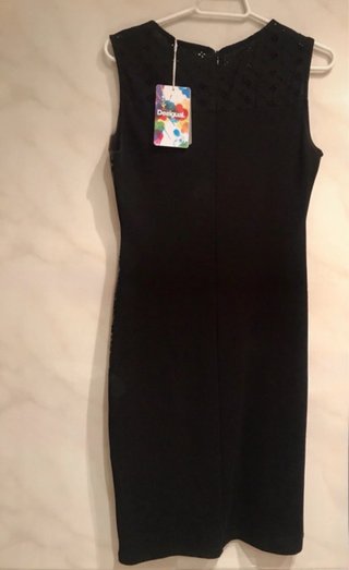 Vestido Desigual Negro Talla S