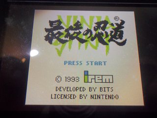 GameBoy Ninja Spirits Saigo no Nindou GAME BOY