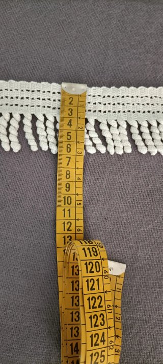 Fleco artesanal crochet blanco