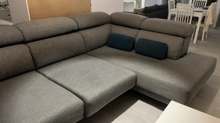 Sofá chaise longue XXL en perfecto estado