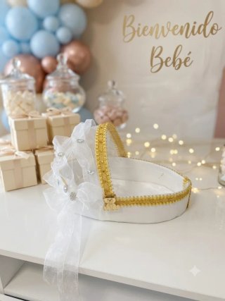 Carrito cesta para decoración o regalo baby sowers