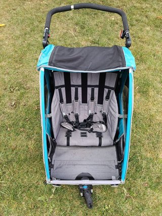 Carro bici queridoo infantil 2 plazas