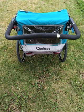 Carro bici queridoo infantil 2 plazas
