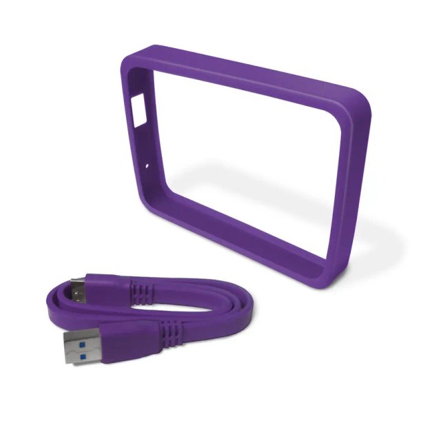 Funda WD Grip Pack Morado + Cable USB