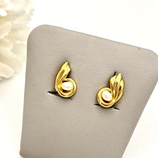 Pendientes de oro 18kt con perlas