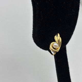 Pendientes de oro 18kt con perlas