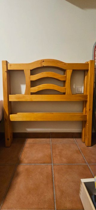 2 testate in pino da 90 cm