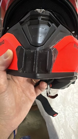 Soporte barbilla para casco