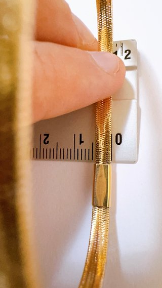 Bracciale a molla unisex in oro giallo 18kt 750