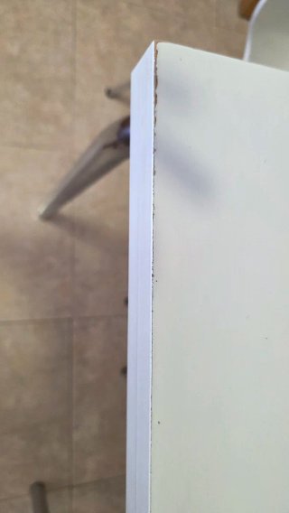 Mesa de cocina extensible blanca con 2 sillas