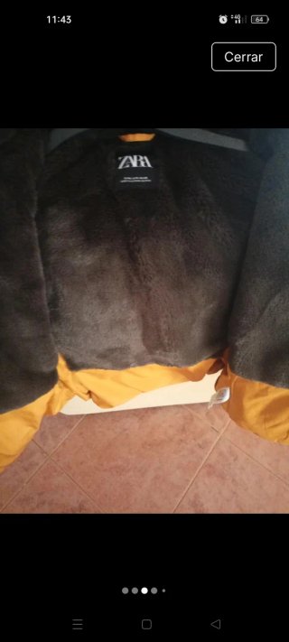 Chaqueta Zara mostaza