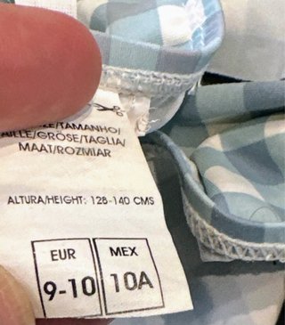 Bikini Gocco cuadros azul y blanco a juego con el