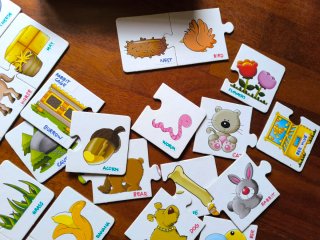 Gioco logica 3-6 anni parole inglesi