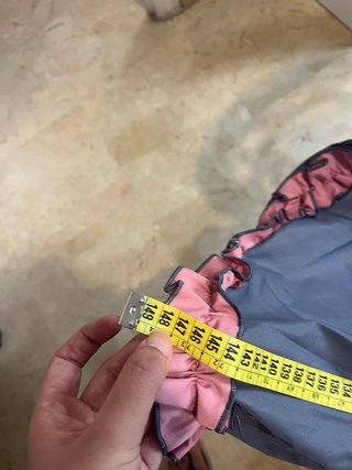 Traje flamenca gris y rosa
