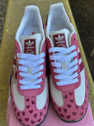 Adidas Samba Scarpe Rosa e Bianche