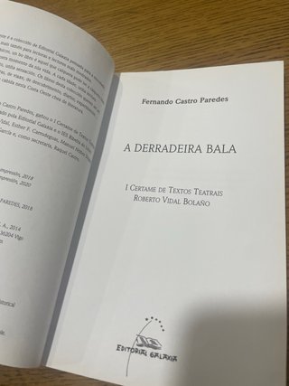 A derradeira bala