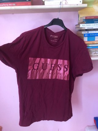 Maglietta Guess bordeaux donna L