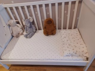 CUNA CONVERTIBLE EN CAMA SUNDVIK BLANCA