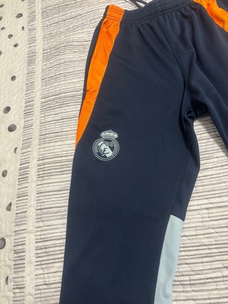 Pantalón Chándal Real Madrid Adidas Azul Naranja