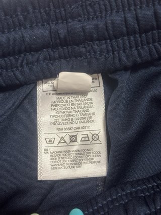Pantalón Chándal Real Madrid Adidas Azul Naranja