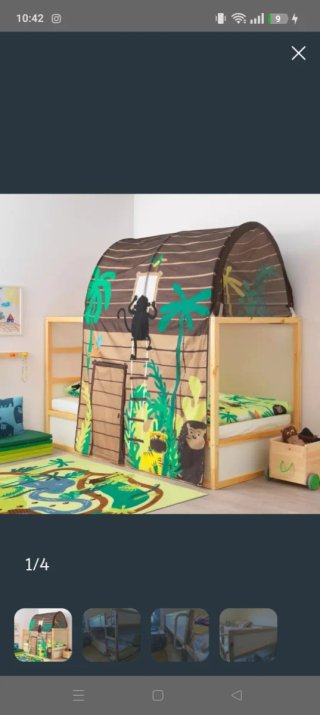 Cama infantil temática safari