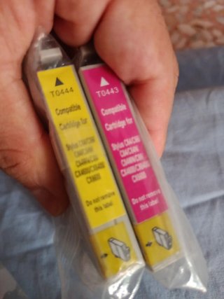 Cartuchos Tinta Epson T0444 Compatible Amarillo