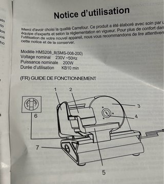 Cortadora Eléctrica de Embutidos