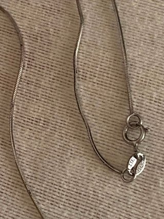 Collar Plata 925 Italy Colgante Vintage