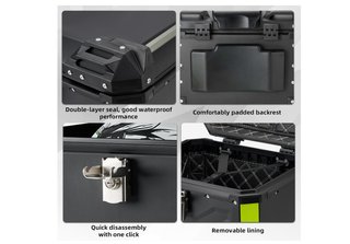 Baúl Moto Universal Impermeable IP67