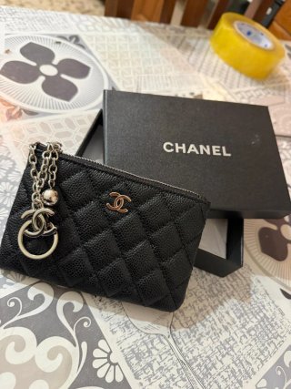 Portafoglio Chanel nero