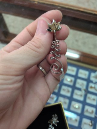 Pendientes plata 925 largos étnicos
