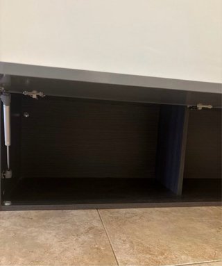 Mueble comedor abatible gris