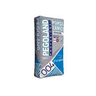 3 Sacos de Pegoland Porcelánico Extra Blanco
