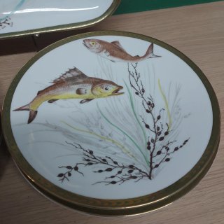 Servizio piatti pesce Bavaria anni 60