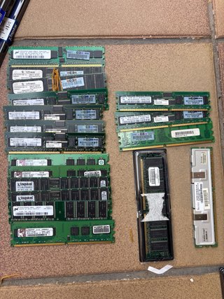 Lote 41 ud. Memorias RAM DDR