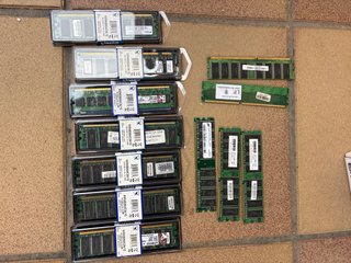 Lote 41 ud. Memorias RAM DDR