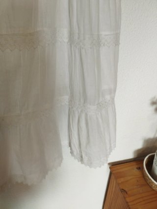 Vestido blanco con encaje
