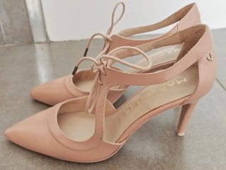 Zapatos tacon Martinelli T39 rosa
