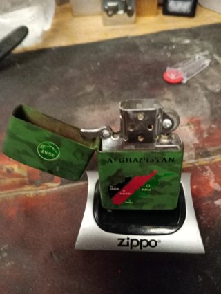 Zippo Afganistán ISAF Camuflaje
