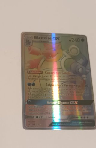Carta Pokémon Blastoise GX 240 HP